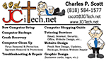Business Card for Charles Scott of JCiTech Business Card for Charles Scott of JCiTech