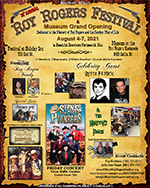 Flyer for the Roy Rogers Festival in Ohio Flyer for the Roy Rogers Festival in Ohio
